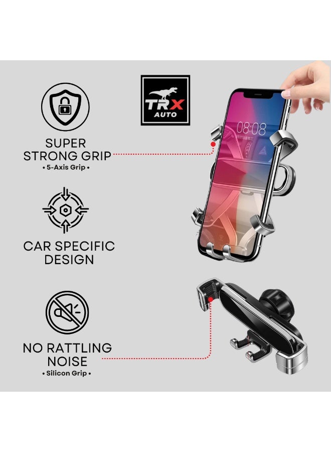 TRX AUTO Phone Holder Mount With Gravity Phone Holder For GWM Tank 300 2021 To 2025 | GWM Accessories 2024 | Tank 300 Mobile Phone Holder - Image 2